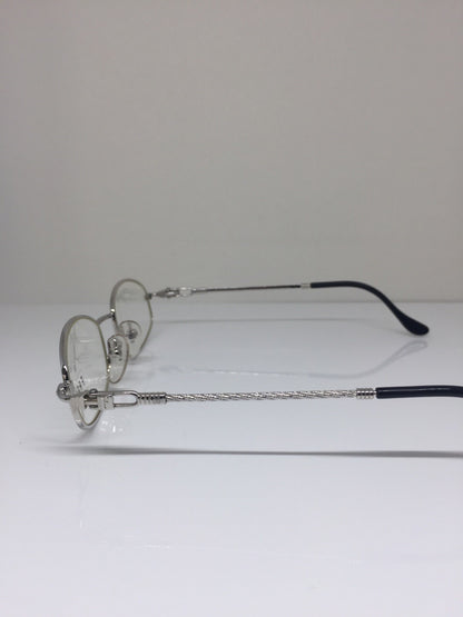 Vintage Fred Lunettes Seychelles Silver Eyeglasses - Super Vision Optical