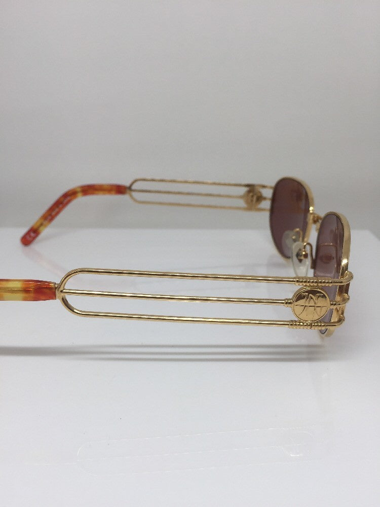 Vintage Jean Paul Gaultier JPG 58-5108 Gold Sunglasses - Super Vision Optical