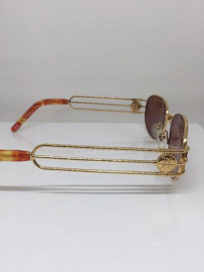 Vintage Jean Paul Gaultier JPG 58-5108 Gold Sunglasses - Super Vision Optical
