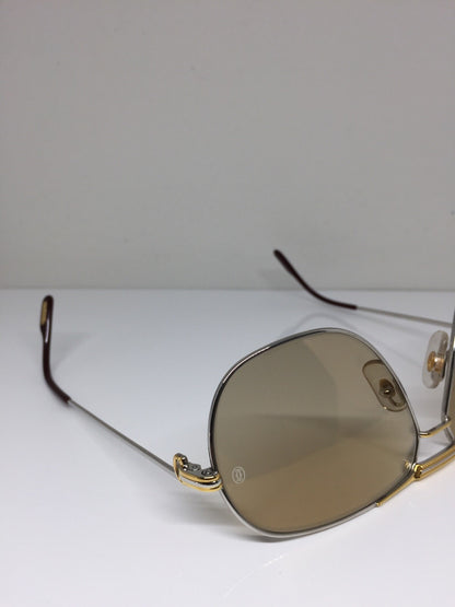 Vintage Cartier Cartier Tank L.C. Gold Sunglasses - Super Vision Optical