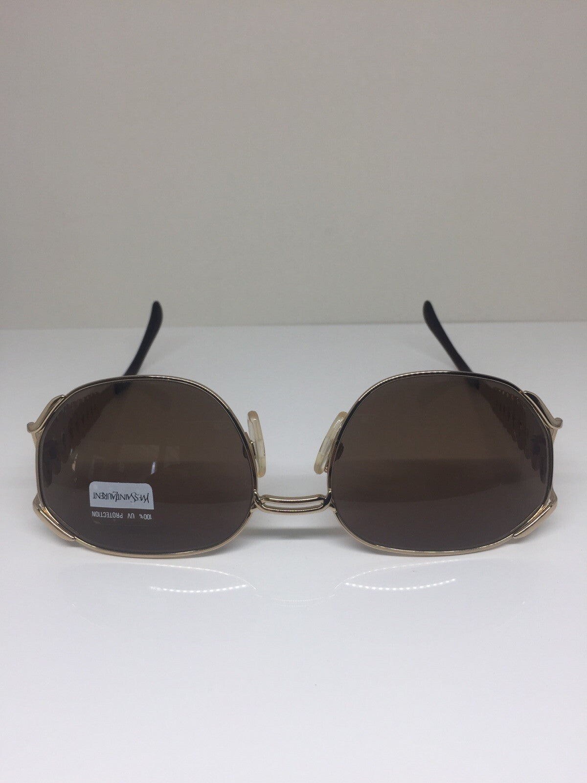 Vintage Saint Laurent YSL 6031 Gold Sunglasses - Super Vision Optical