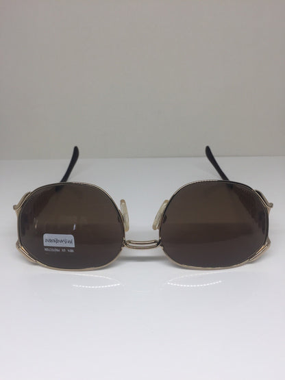 Vintage Saint Laurent YSL 6031 Gold Sunglasses - Super Vision Optical