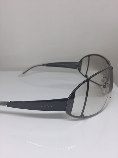 Vintage Gucci GG 1652/S Gunmetal Sunglasses - Super Vision Optical