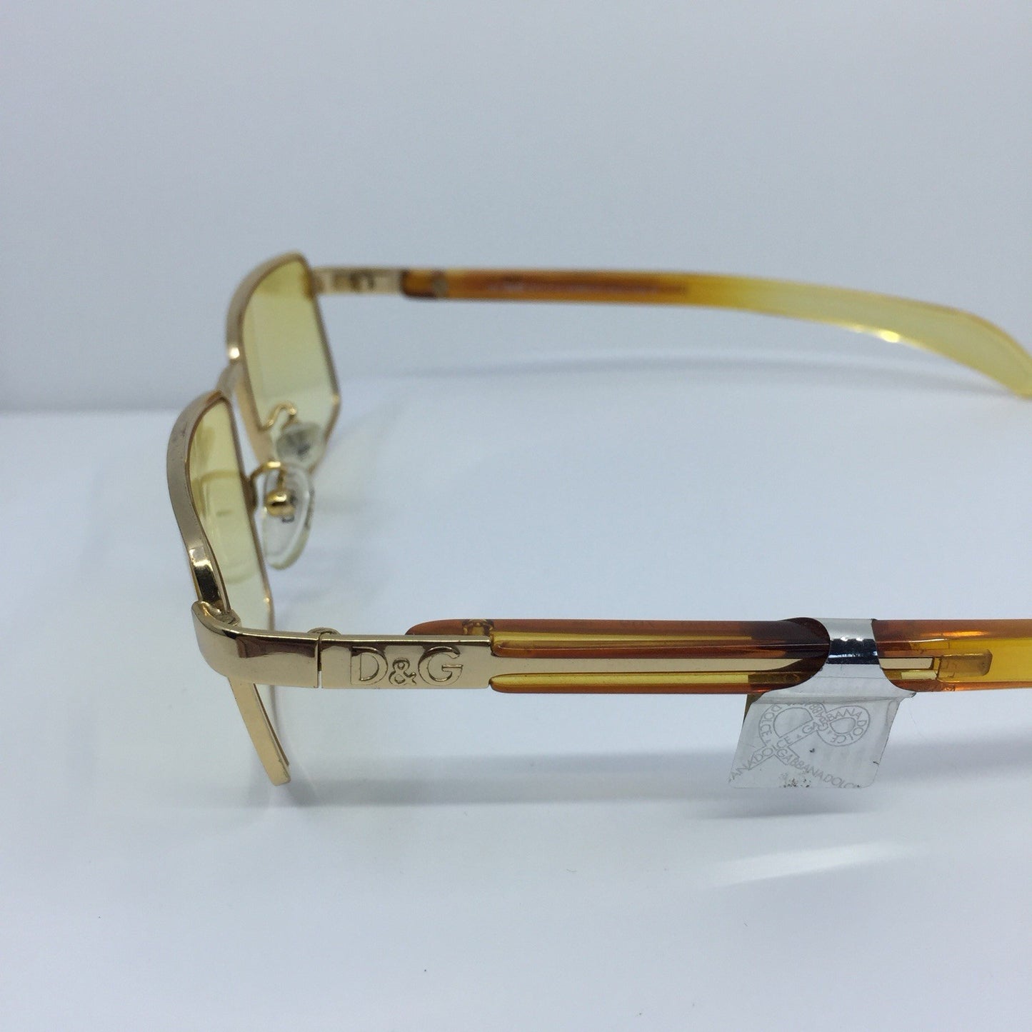 Vintage Dolce & Gabbana DG 2050 Gold Sunglasses - Super Vision Optical
