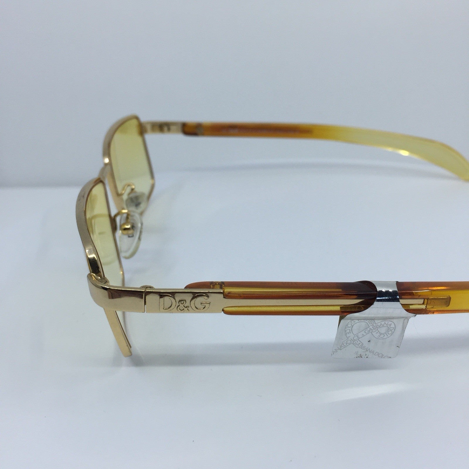 Vintage Dolce & Gabbana DG 2050 Gold Sunglasses - Super Vision Optical