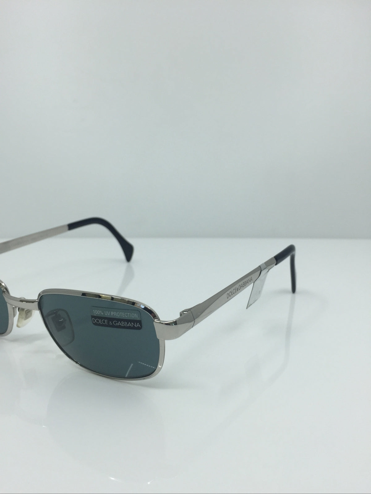 Vintage Dolce&Gabbana DG 334/S Silver Sunglasses - Super Vision Optical