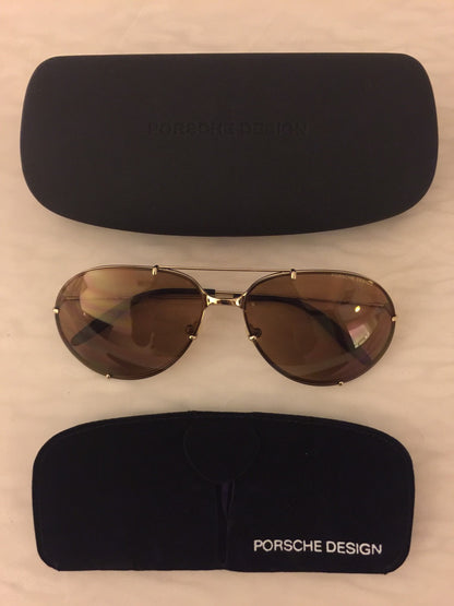 Vintage Porsche Design P1002-B Gold Sunglasses - Super Vision Optical