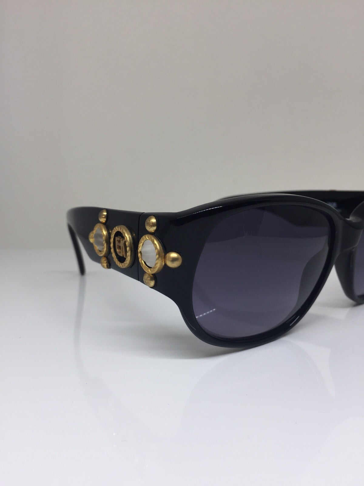 Vintage Emmanuelle Khanh EMMANUELLE KHANH PARIS EK 2021 Gold Sunglasses - Super Vision Optical