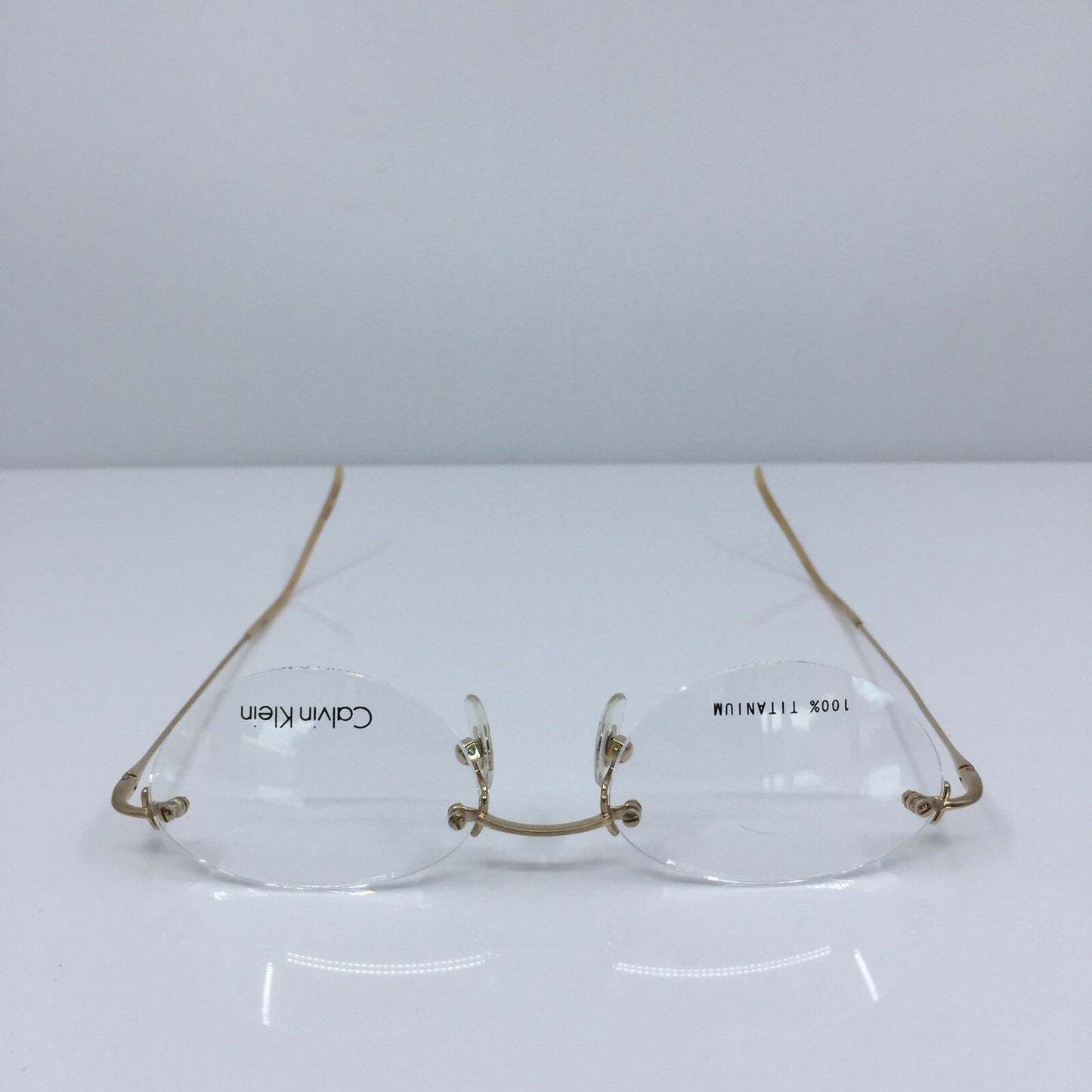 Vintage Calvin Klein CK 520 Gold Sunglasses - Super Vision Optical