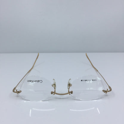 Vintage Calvin Klein CK 520 Gold Sunglasses - Super Vision Optical