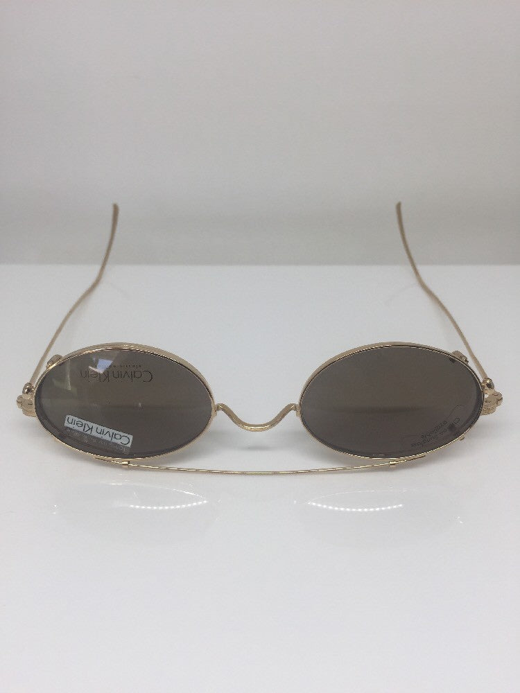 Vintage Calvin Klein Classic Edition C5 Gold Sunglasses - Super Vision Optical