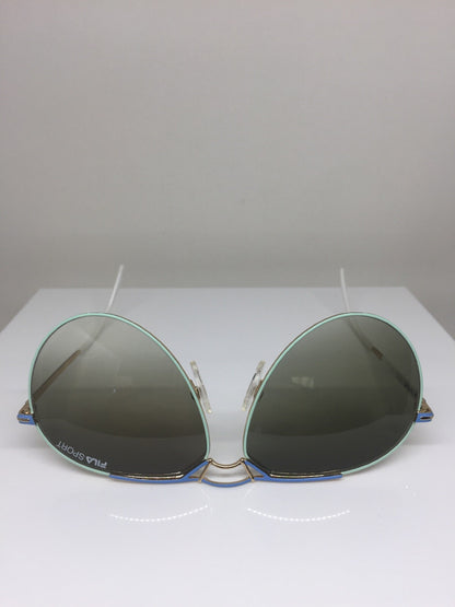 Vintage Fila Sport FILA 8802 Blue Sunglasses - Super Vision Optical
