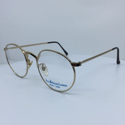 Vintage Ralph Lauren Polo Classic XXV By Ralph Lauren Gold Eyeglasses - Super Vision Optical