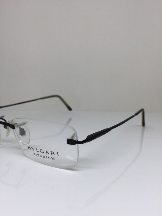 Vintage Bvlgari BVL 141-T Black Eyeglasses - Super Vision Optical