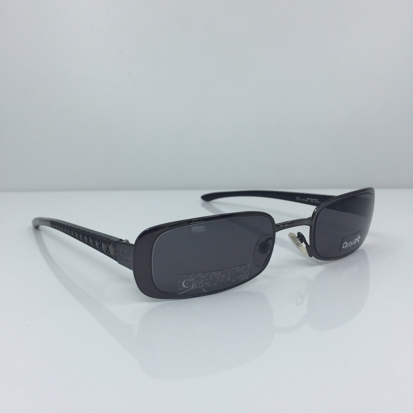 Vintage Christian Dior CD Fitting Gunmetal Sunglasses - Super Vision Optical
