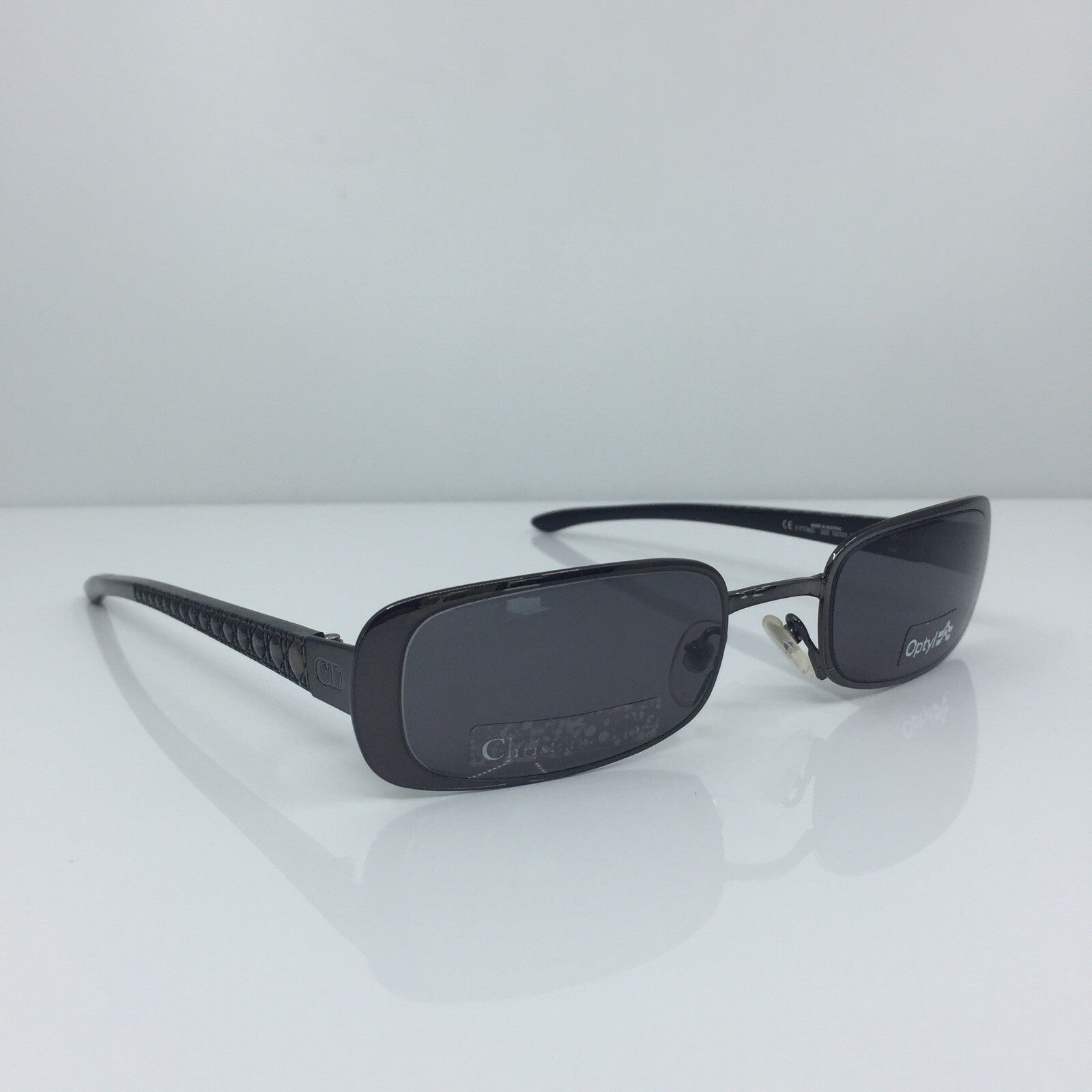 Vintage Christian Dior CD Fitting Gunmetal Sunglasses - Super Vision Optical