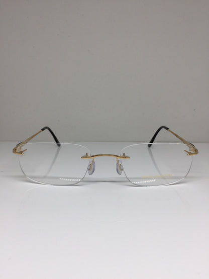 Vintage Daniel Swarovski S065/20 6051 55/21 Gold Eyeglasses - Super Vision Optical