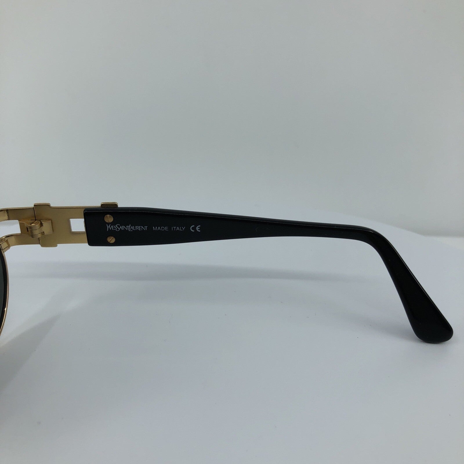 Vintage Saint Laurent YSL 6042 Gold Sunglasses - Super Vision Optical