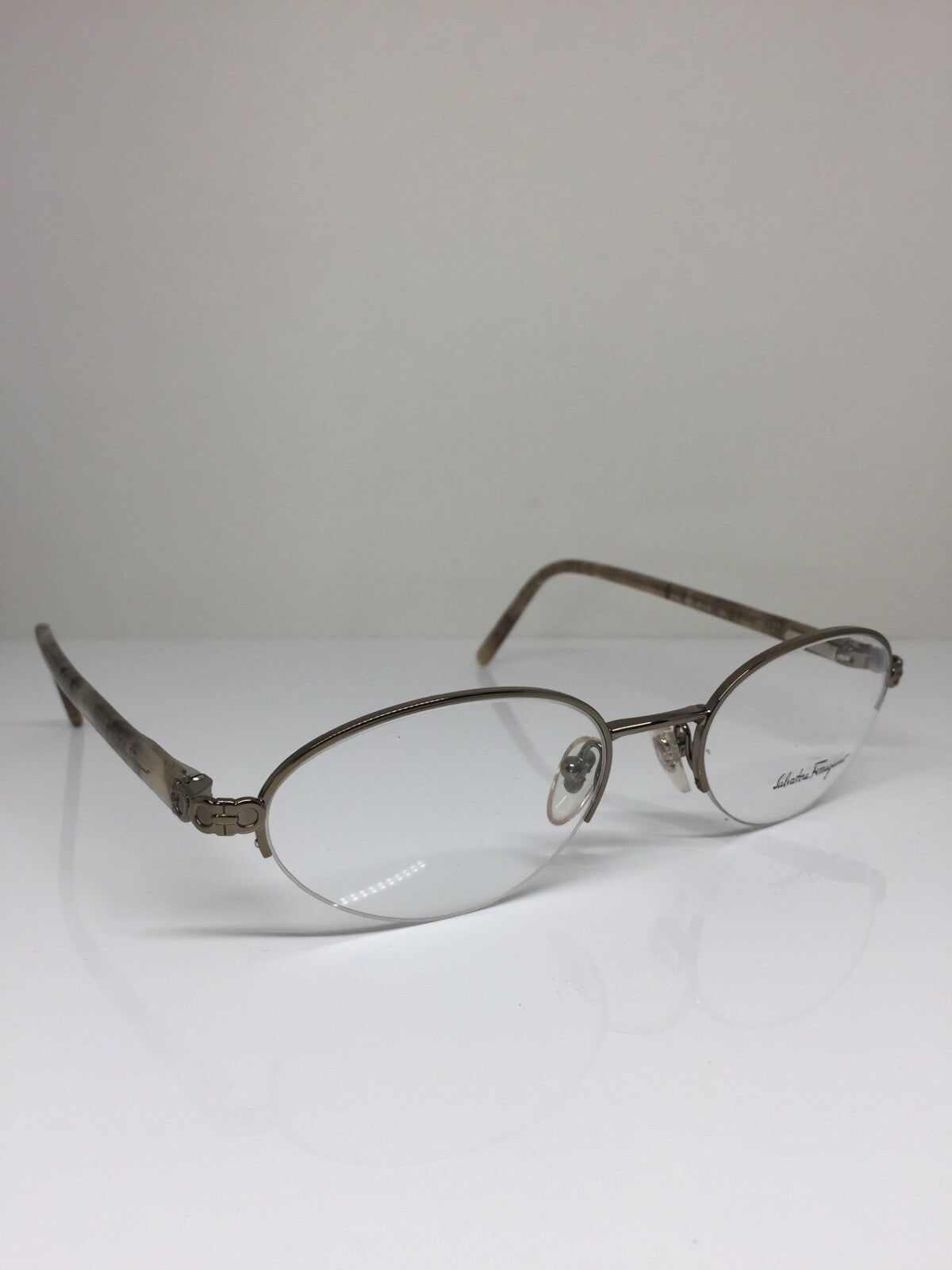 Vintage Salvatore Ferragamo SF 1539 Brown Eyeglasses - Super Vision Optical