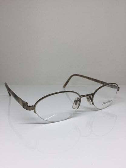 Vintage Salvatore Ferragamo SF 1539 Brown Eyeglasses - Super Vision Optical