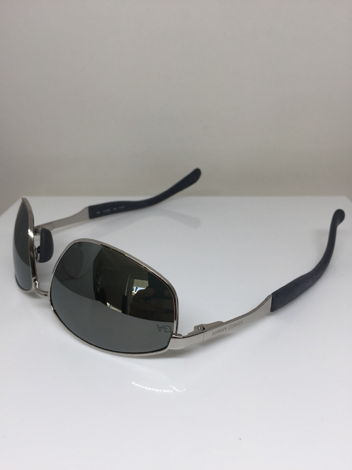 Vintage Giorgio Armani GA 1514 Silver Sunglasses - Super Vision Optical