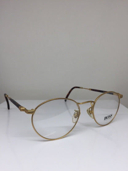 Vintage Hugo Boss HB 5138 Gold Sunglasses - Super Vision Optical
