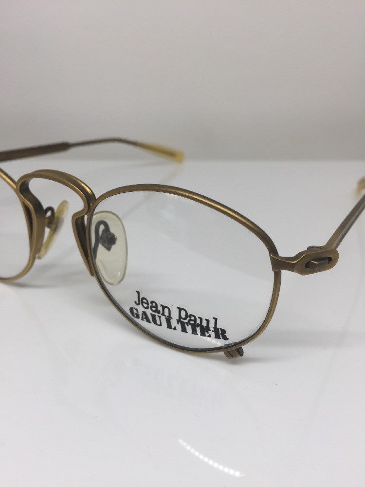 Vintage Jean Paul Gaultier JPG 55-1171 Gold Sunglasses - Super Vision Optical