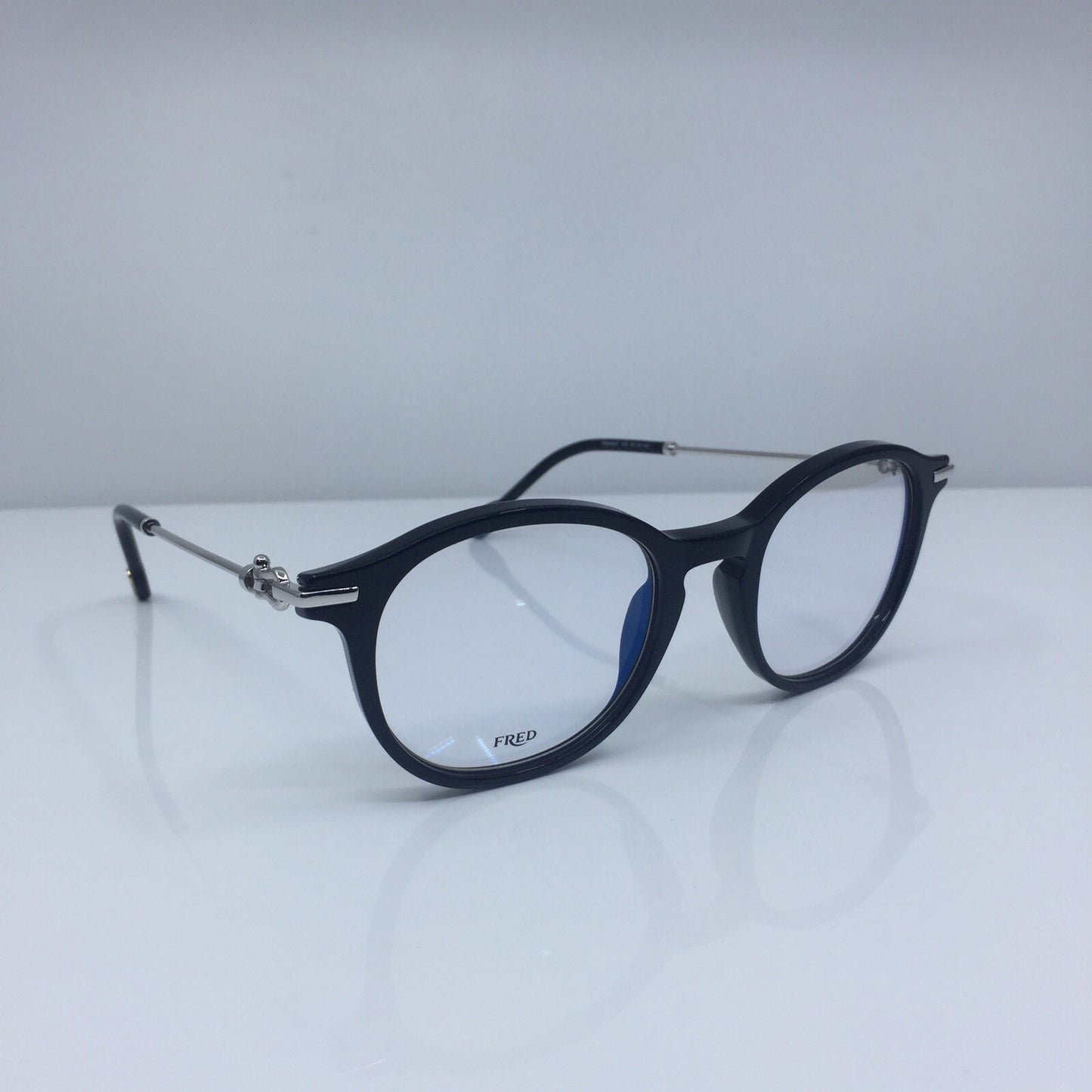 Vintage Fred Lunettes FG 50005 L Silver Eyeglasses - Super Vision Optical