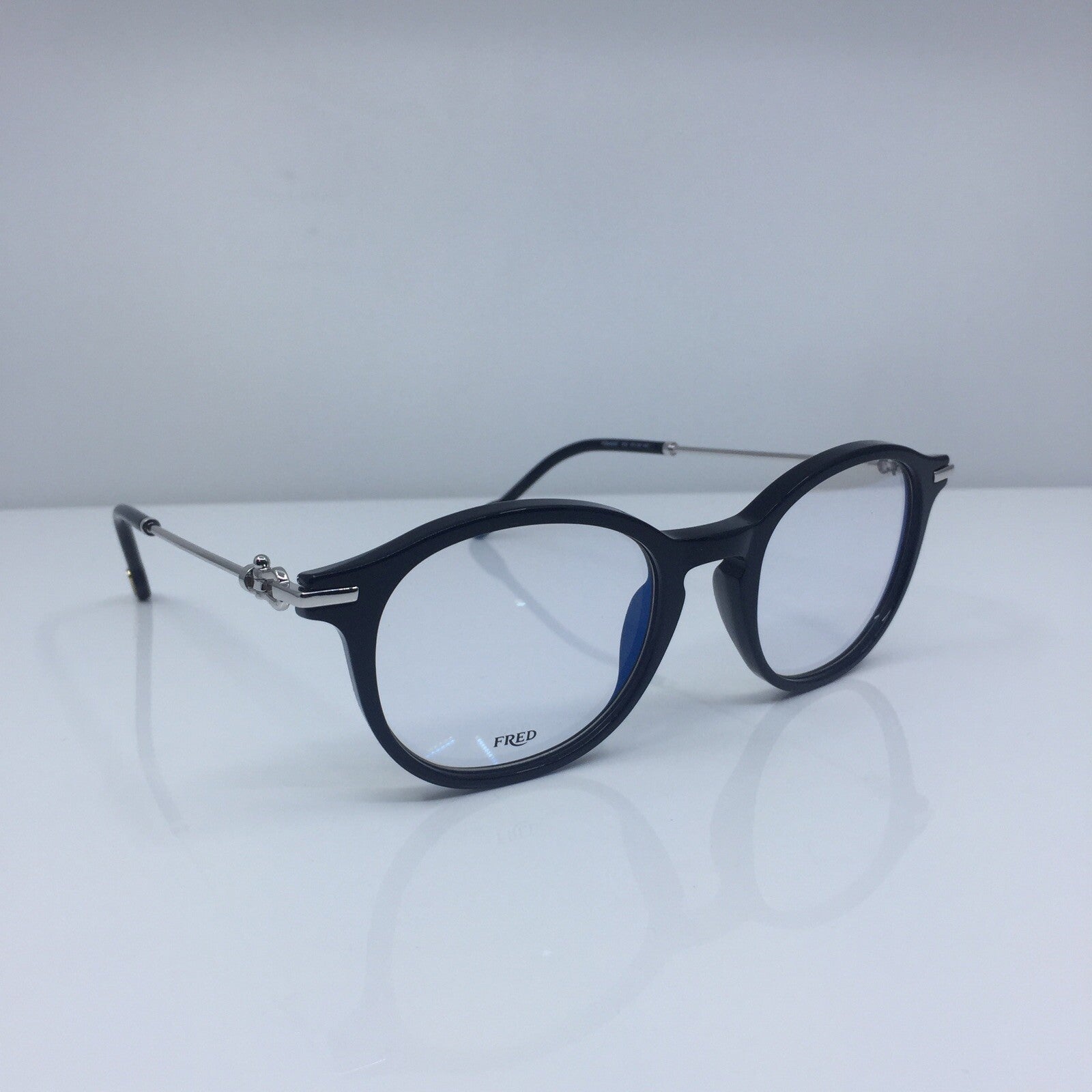 Vintage Fred Lunettes FG 50005 L Silver Eyeglasses - Super Vision Optical