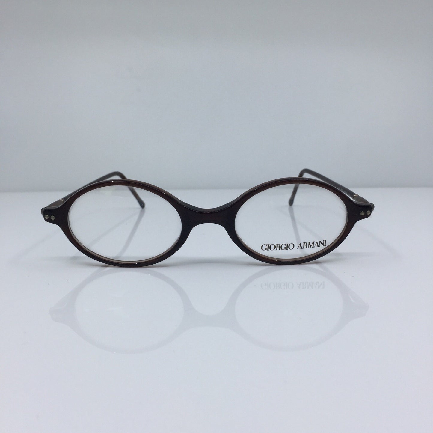 Vintage Giorgio Armani GA 388 Brown Eyeglasses - Super Vision Optical