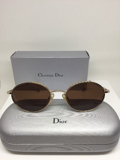 Vintage Christian Dior CD Edith Gold Sunglasses - Super Vision Optical