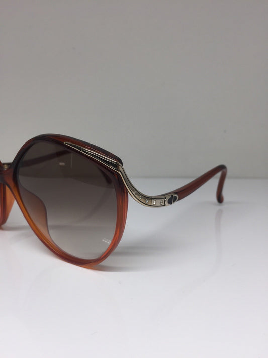 Vintage Christian Dior CD 2280 Gold Sunglasses - Super Vision Optical