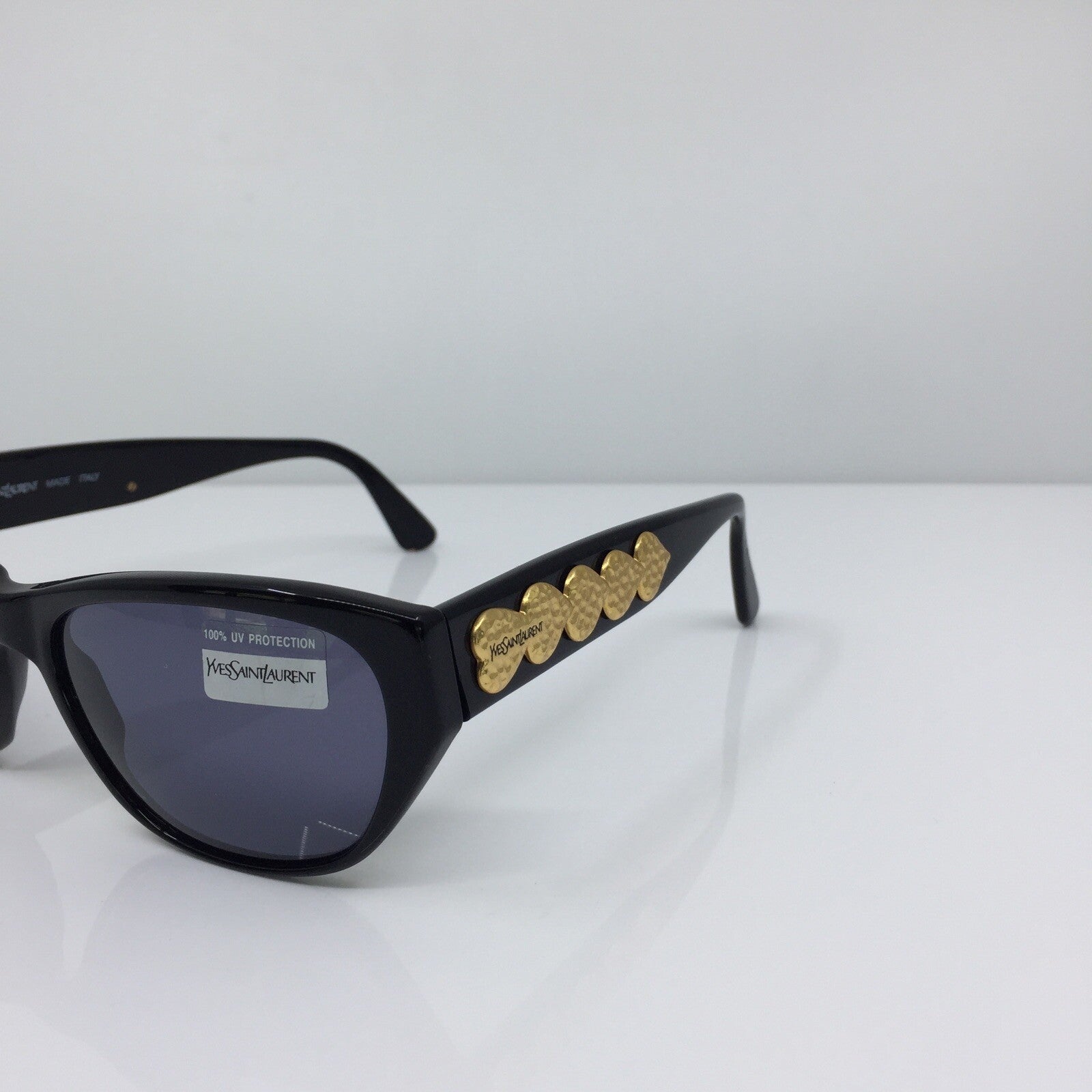 Vintage Saint Laurent YSL 6529 Gold Sunglasses - Super Vision Optical