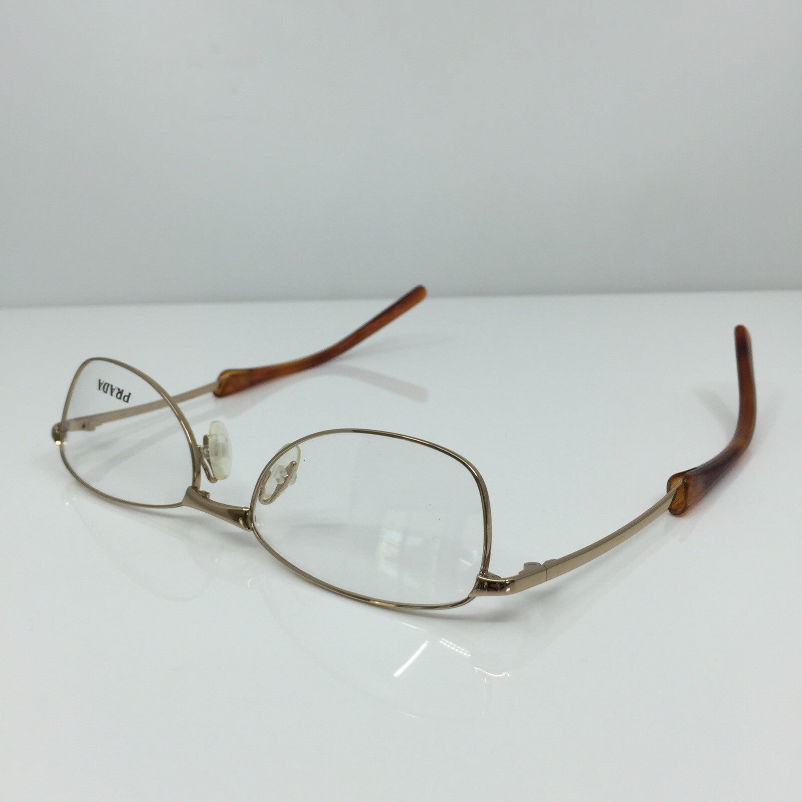 Vintage Prada VPR 76C Gold Eyeglasses - Super Vision Optical
