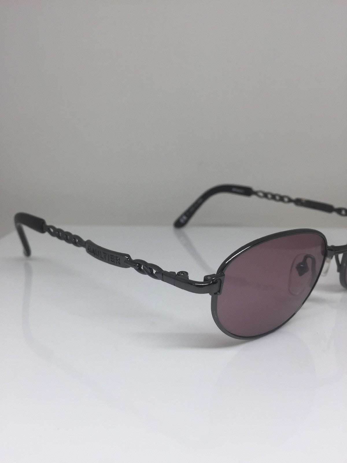 Vintage Jean Paul Gaultier JPG 56-0023 Gunmetal Sunglasses - Super Vision Optical