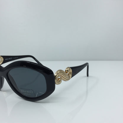 Vintage Nina Ricci NINA RICCI NR 3058 Black Sunglasses - Super Vision Optical