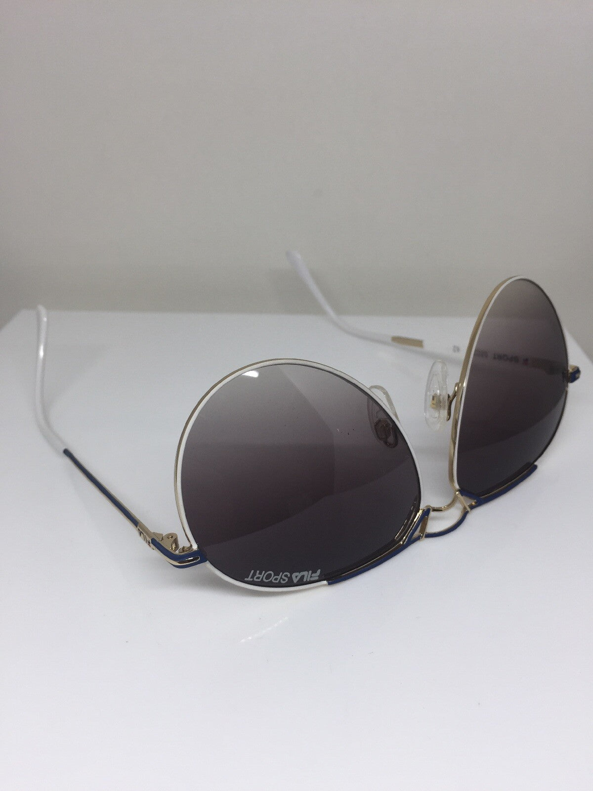 Vintage Fila Sport FILA 8802 Blue Sunglasses - Super Vision Optical