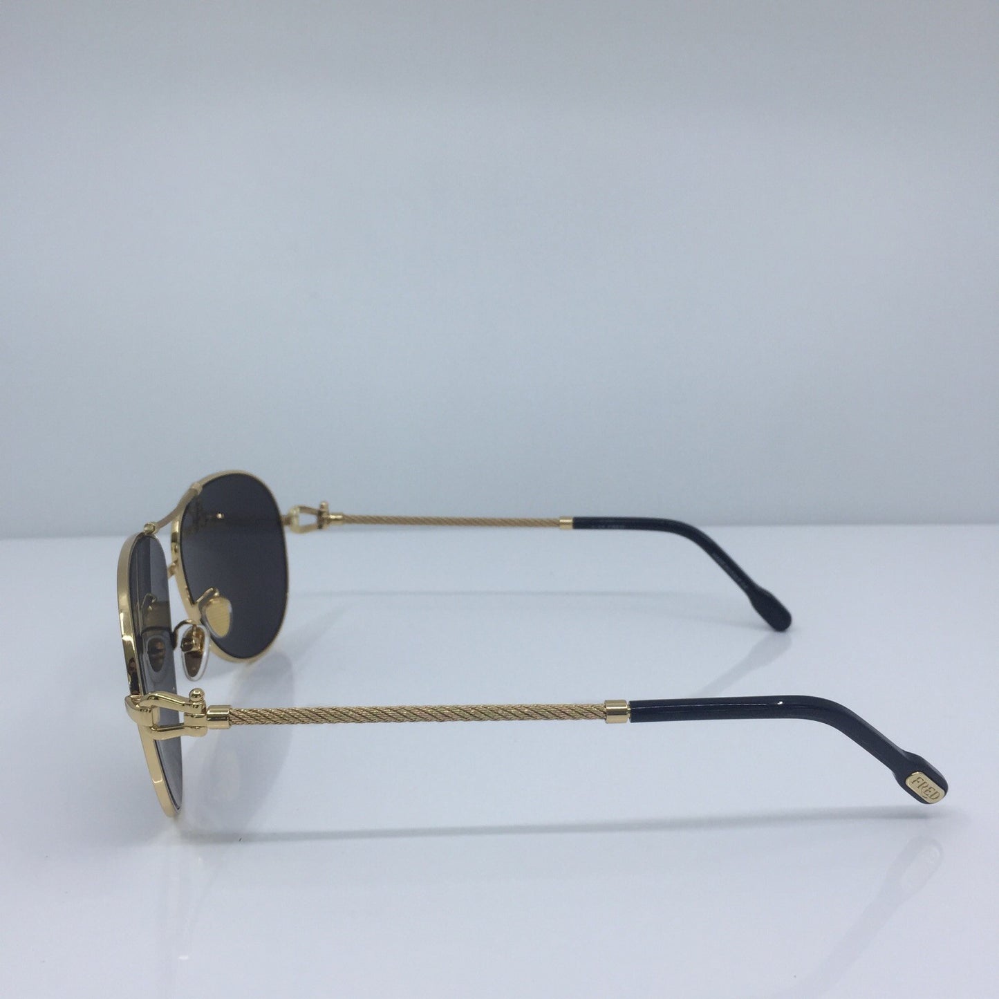 Vintage Fred Lunettes FG 40001 U Gold Sunglasses - Super Vision Optical