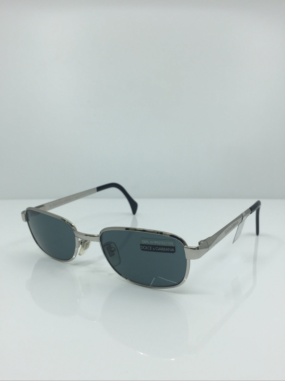 Vintage Dolce&Gabbana DG 334/S Silver Sunglasses - Super Vision Optical