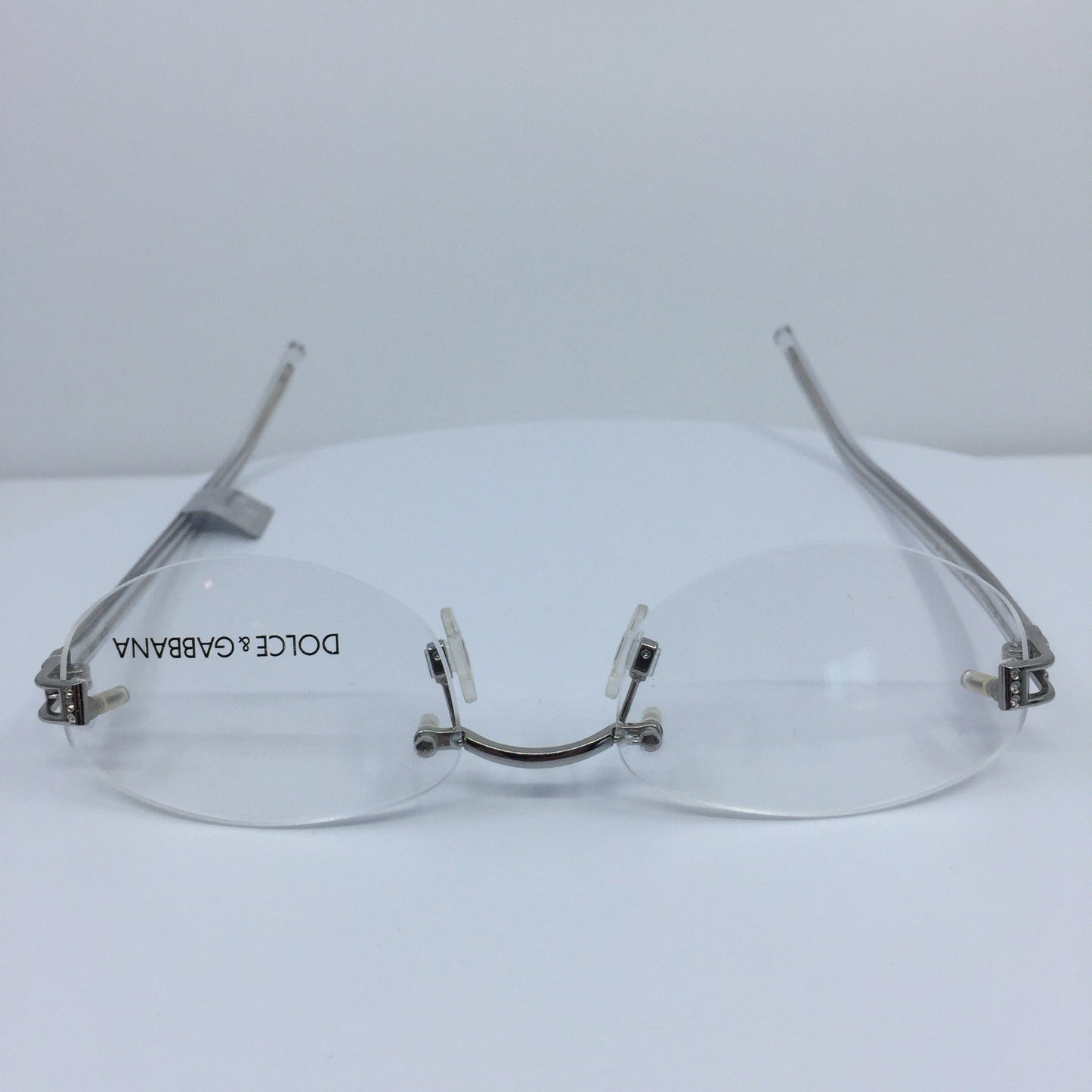 Vintage Dolce & Gabbana DG 460 Silver Eyeglasses - Super Vision Optical
