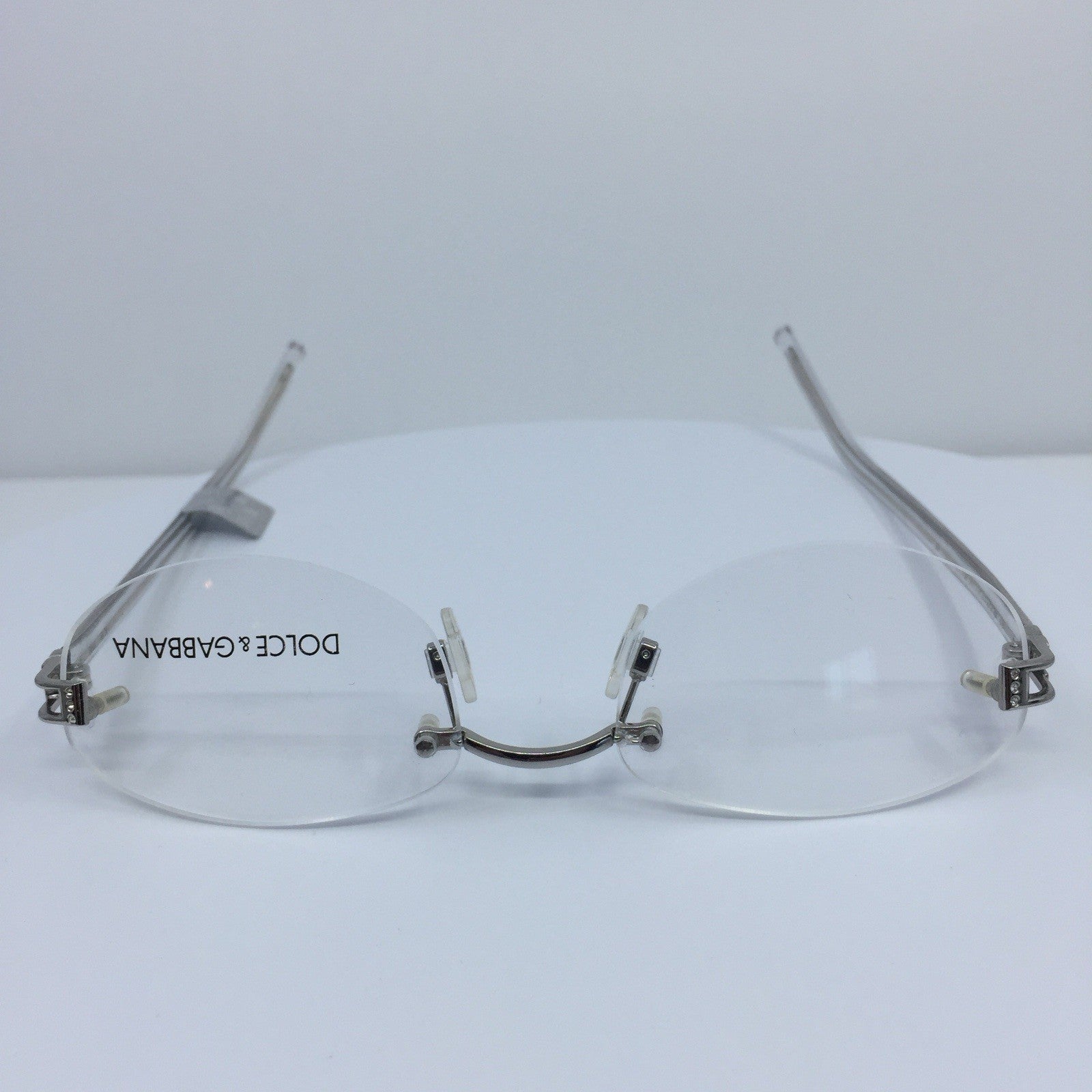 Vintage Dolce & Gabbana DG 460 Silver Eyeglasses - Super Vision Optical