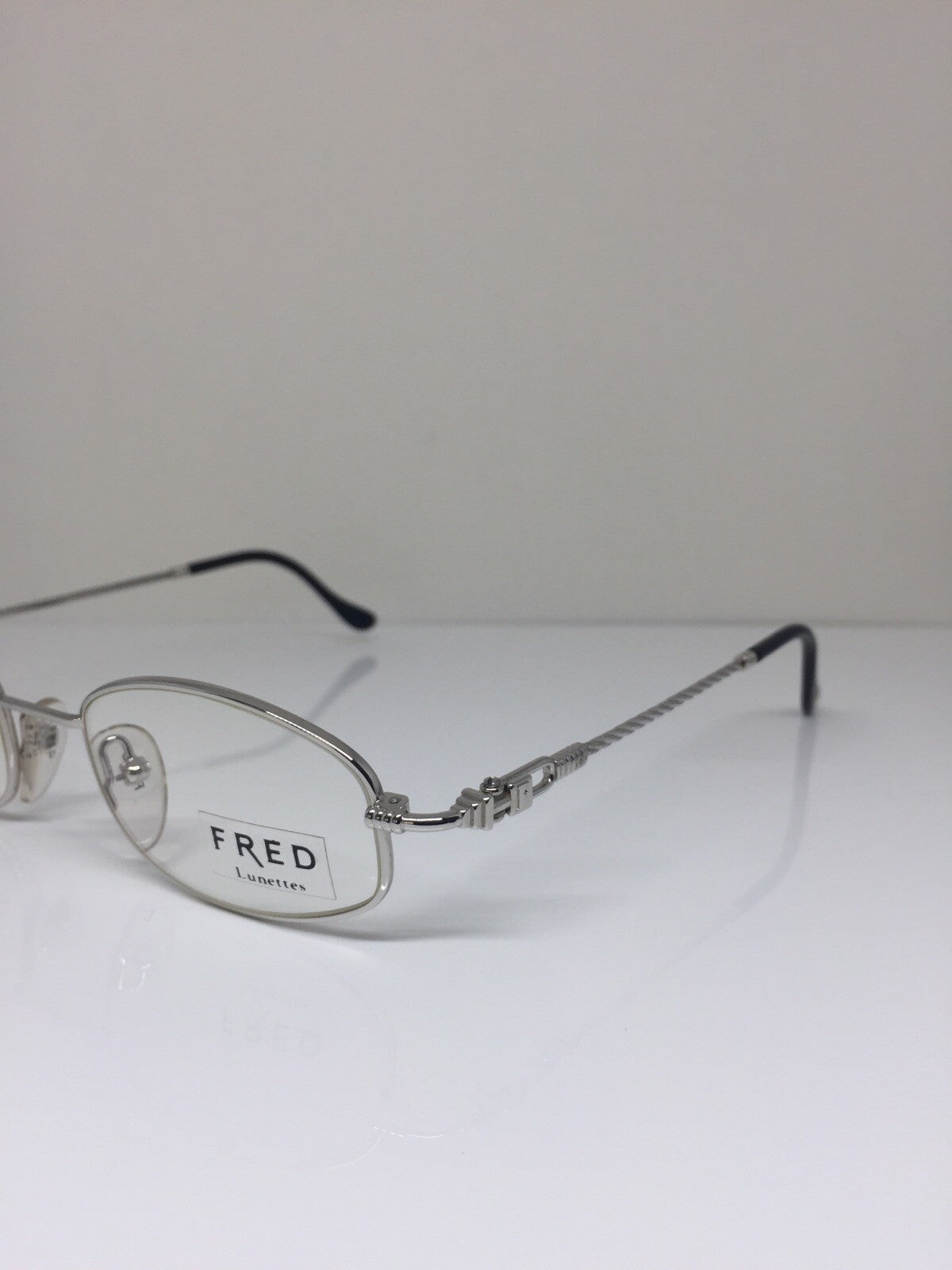 Vintage Fred Lunettes Seychelles Silver Eyeglasses - Super Vision Optical