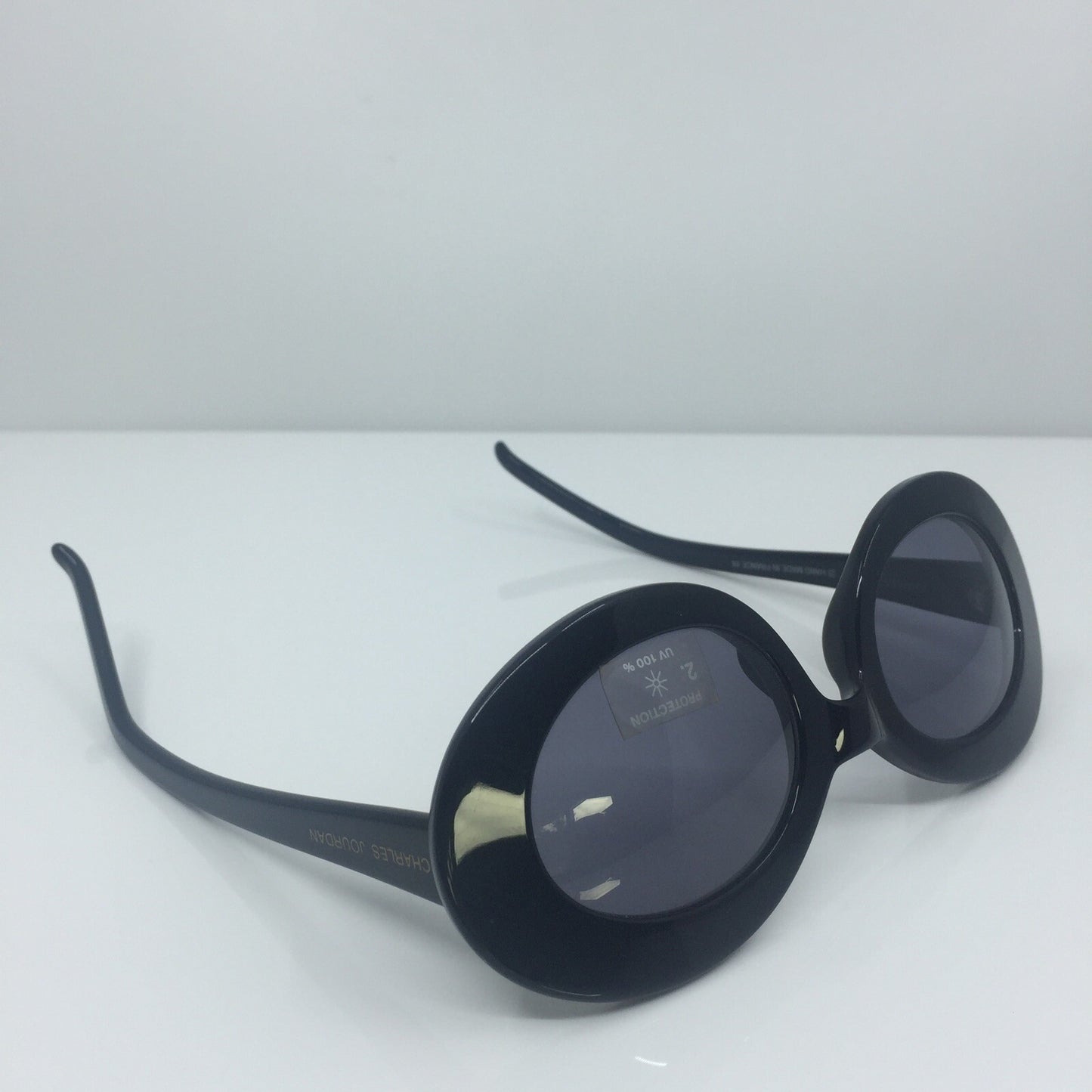 Vintage Charles Jourdan Charles Jourdan CJ 9524 Tijuana Black Sunglasses - Super Vision Optical