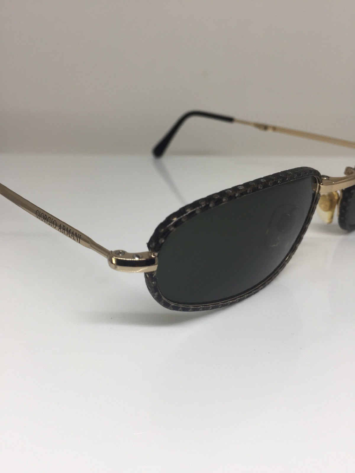 Vintage Giorgio Armani GA 624 Gold Sunglasses - Super Vision Optical