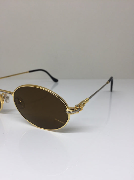Vintage Fred Lunettes Ketch Gold Sunglasses - Super Vision Optical