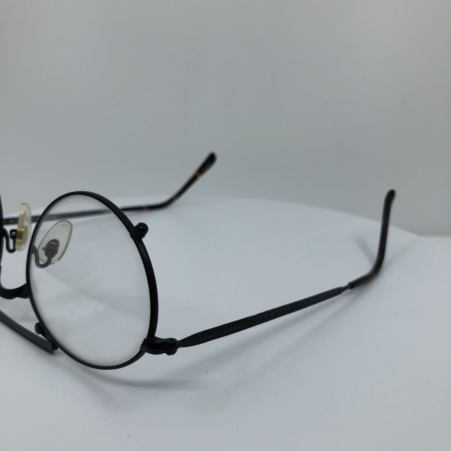 Vintage Beau Monde Collection Knightsbridge Black Eyeglasses - Super Vision Optical