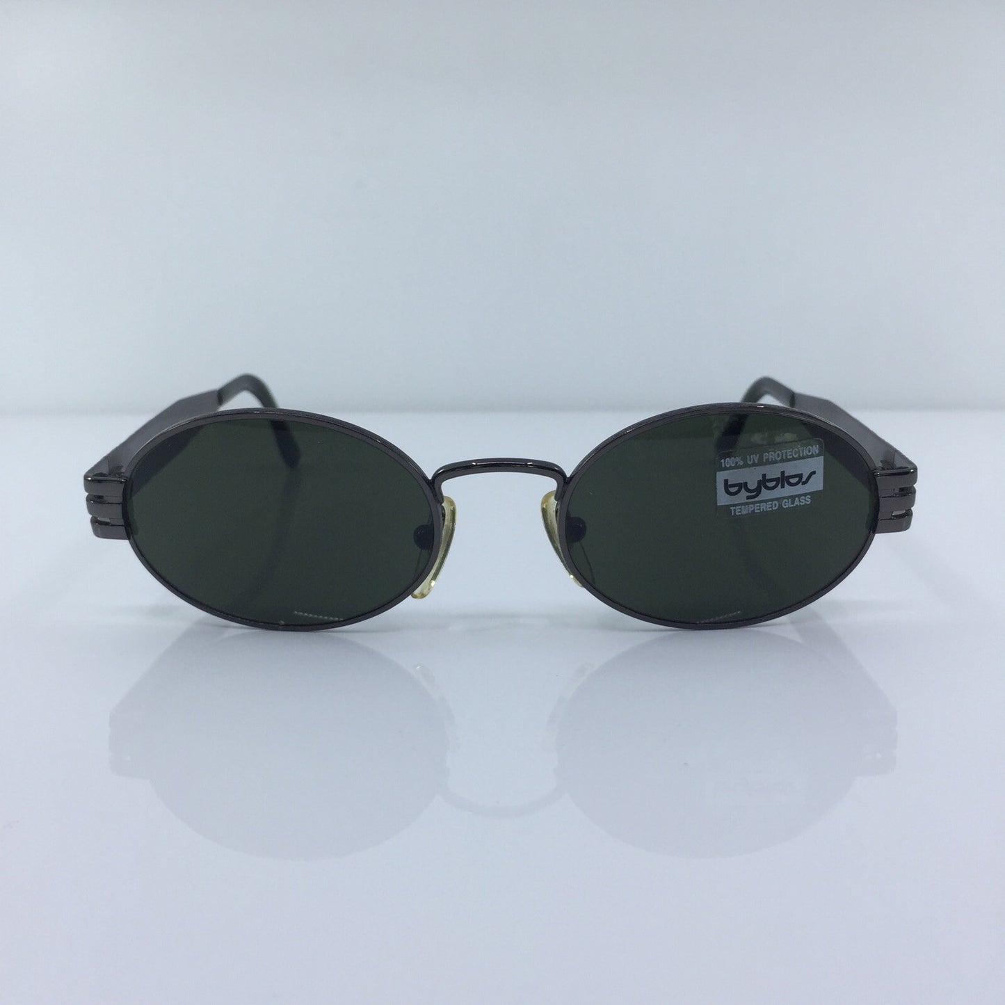 Vintage Byblos BY 613-S Gunmetal Sunglasses - Super Vision Optical