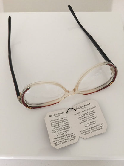 Vintage Balenciaga 2719 RD Gold Eyeglasses - Super Vision Optical