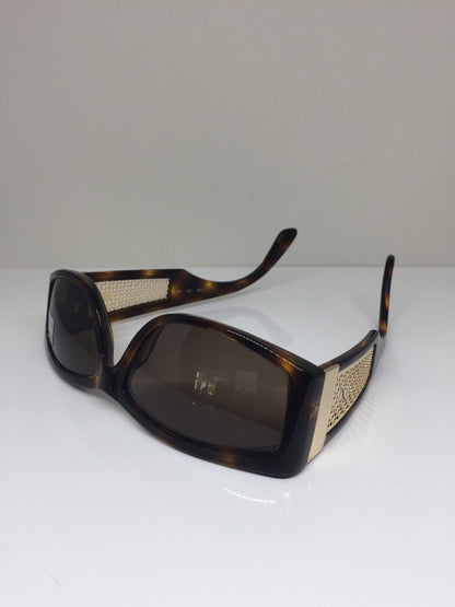 Vintage Valentino VALENTINO V 605 Gold Sunglasses - Super Vision Optical