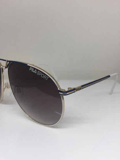Vintage Fila Sport FILA 8802 Blue Sunglasses - Super Vision Optical